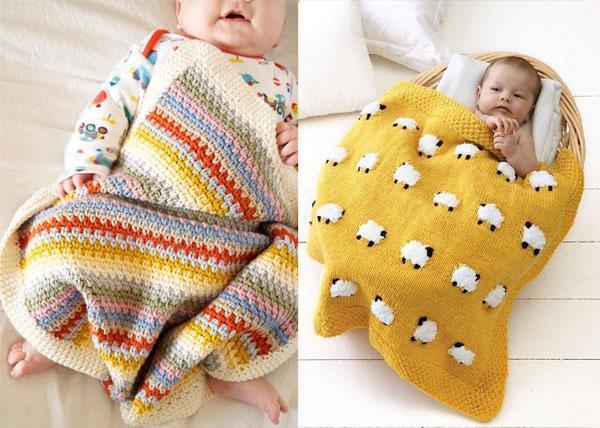 Bebek battaniyeleri (En güzel örgü bebek battaniye modelleri)