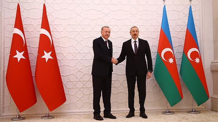 Cumhurbaşkanı Erdoğan, Azerbaycan Cumhurbaşkanı Aliyev ile görüştü - Son Dakika Haberler