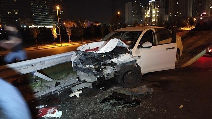 istanbul da gece yarisi feci kaza 2 si agir 5 yarali son dakika haberleri milliyet