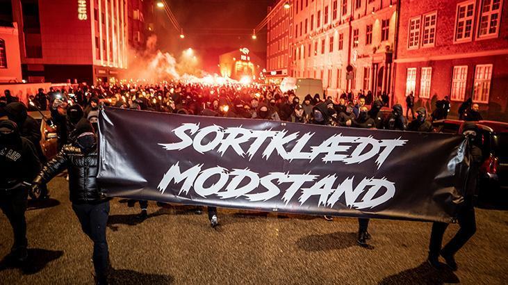 Danimarka'da koronavirüs protestosu - Haberler Milliyet
