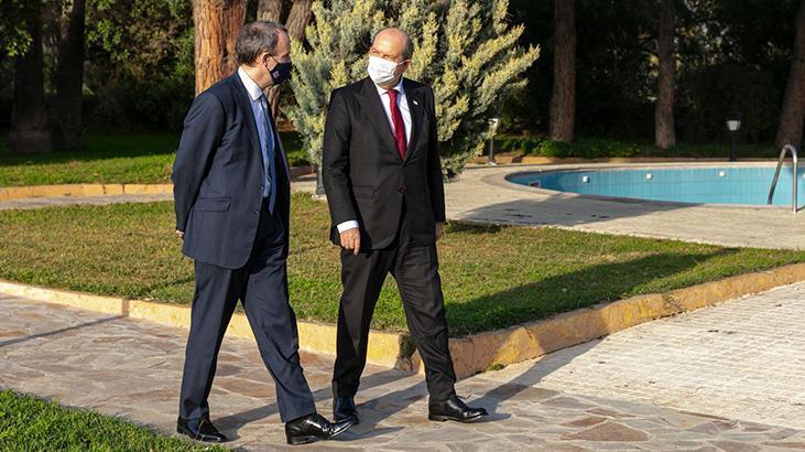 Ο Πρόεδρος της ΤΔΒΚ Τατάρ δέχεται τον Βρετανό υπουργό Εξωτερικών Ραάβ