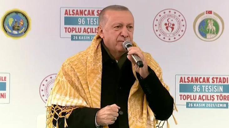Son dakika... Cumhurbaşkanı Erdoğan'dan İzmir'de önemli açıklamalar