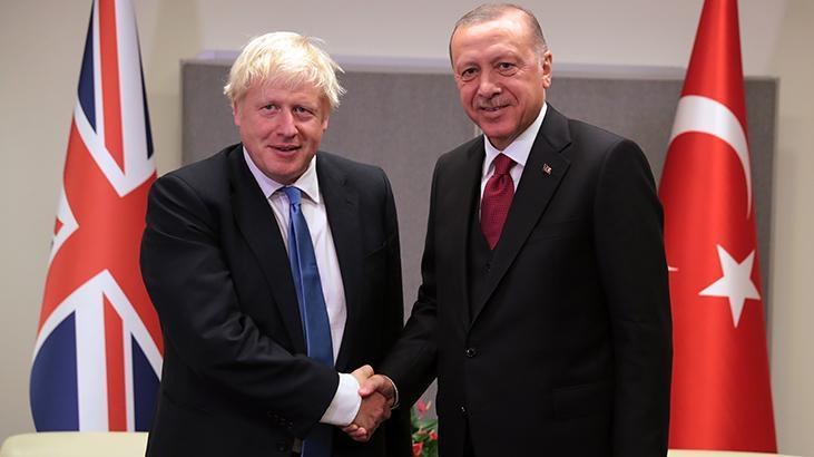 Son dakika: Cumhurbaşkanı Erdoğan, Boris Johnson ile görüştü