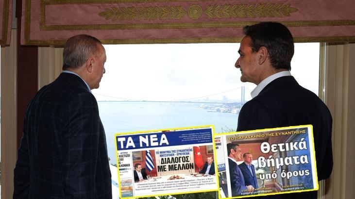 Ελληνικά ΜΜΕ: Μια νέα εποχή ξεκίνησε με τη συνάντηση Ερντογάν-Μιτσοτάκη