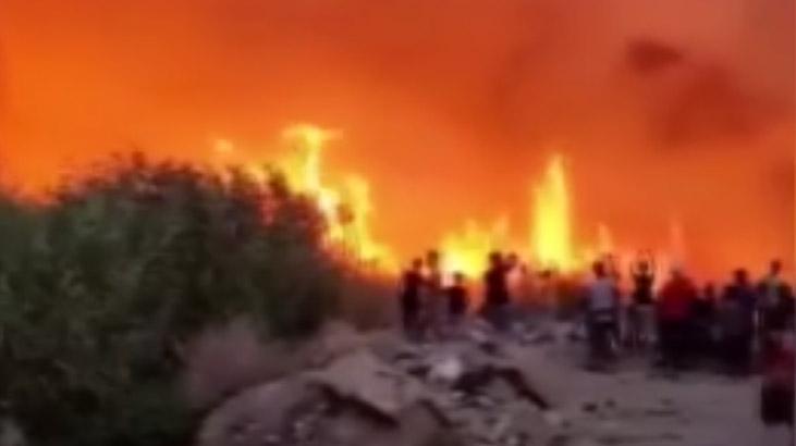 Musul'da yangın paniği