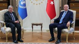 Cumhurbaşkanı Erdoğan, Guterres'i kabul etti