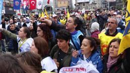Zonguldak'ta 1 Mayıs kutlamalarında 'pankart' gerilimi
