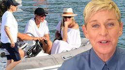 Ellen DeGeneres'in Bodrum tatili! Koyları geziyor