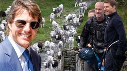 Tom Cruise'un film setini koyunlar bastı!