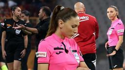 Süper Lig'de kadın hakem haftası!  Okan Buruk ile diyaloğu dikkat çekti