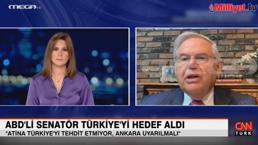 Yunan televizyon kanalında yine Türkiye'yi hedef gösterdi: Tek Taraflı, Gözü Bağlı Senatör Menendez!