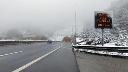 It will be for 2 days!  Snow show warning from Bolu Governorate