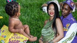 Rihanna oğlunun yeni fotoğraflarını paylaştı! 'Ona bakın'