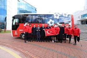 Kocaeli Büyükşehir’den, Ampute Futbol Milli Takımına otobüs