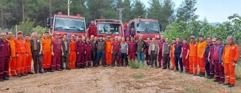 Finike ve Demre orman personeline yangın eğitimi