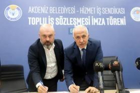 Akdeniz Belediyesi’nde Toplu İş Sözleşmesi imzalandı