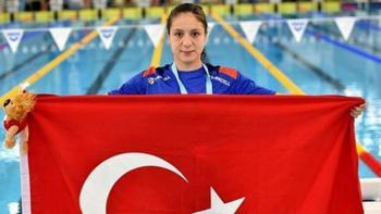 Milli sporcu Merve Tuncel'den altın madalya