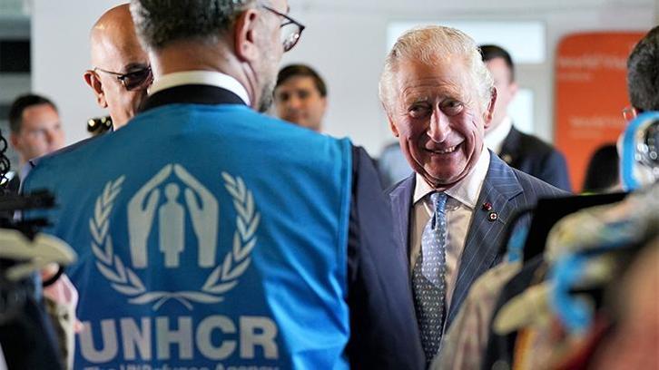 Prens Charles'tan Ukraynalı mültecilere ziyaret