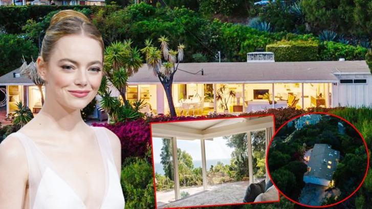 Emma Stone Malibu'daki lüks evini 4.3 milyon dolara satıyor!