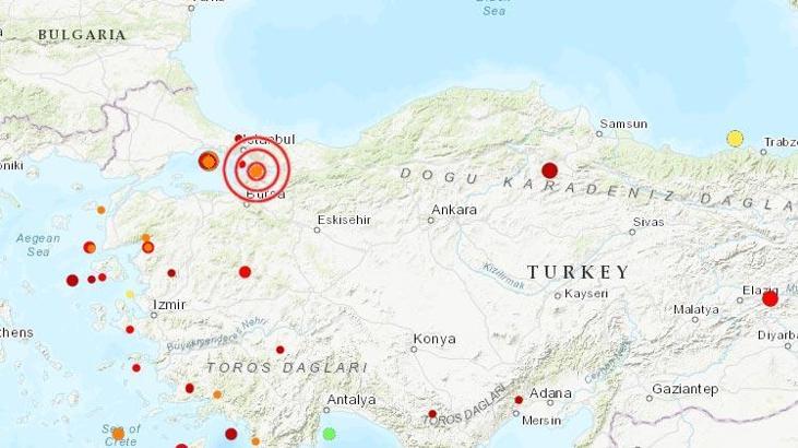 Son dakika.... Marmara'da 3.6 büyüklüğünde deprem