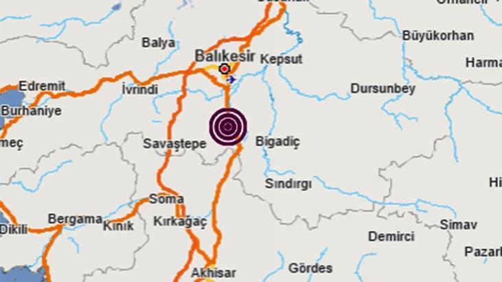 Son dakika | Balıkesir'de 3.6 büyüklüğünde deprem