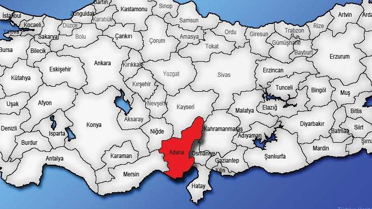 Adana Haritası: Adana İlçeleri Nelerdir? Adana İlinin Nüfusu Kaçtır, Kaç İlçesi Vardır?