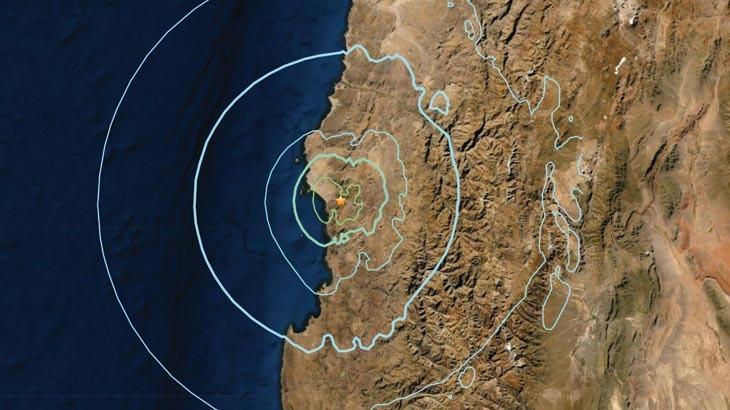 Son dakika... Şili'de şiddetli deprem!