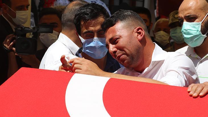 Şehit uzman çavuş Mehmet Kırmızı, Adana'da son yolculuğuna uğurlandı