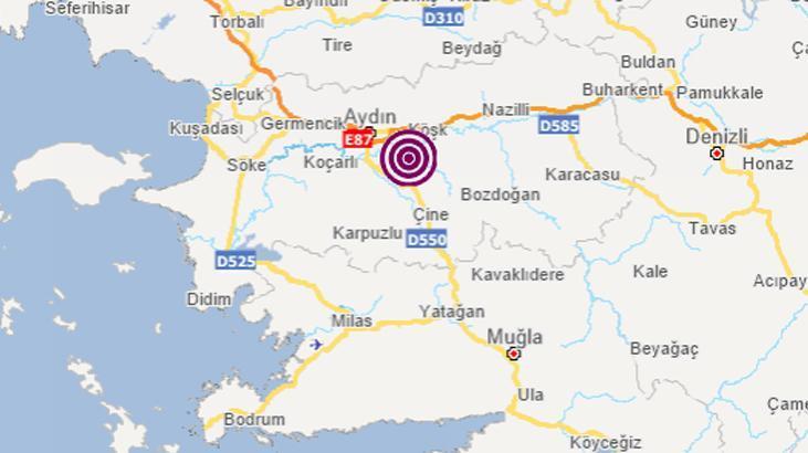 Son dakika... Aydın'da 3.9 büyüklüğünde deprem!