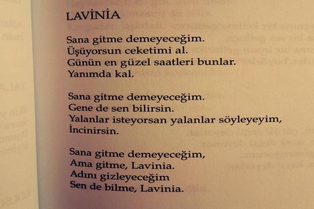 Özdemir Asaf'ın 'Lavinia' şiirinin gizli hikayesi