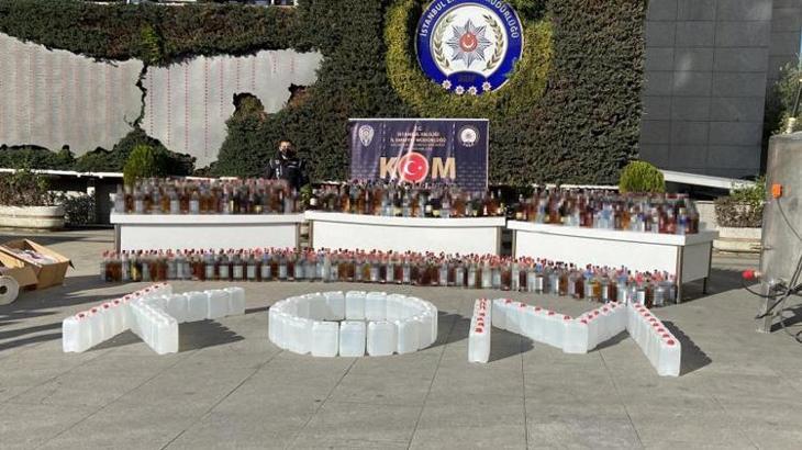 istanbul da yilbasi oncesi 10 ton sahte alkol ele gecirildi son dakika milliyet