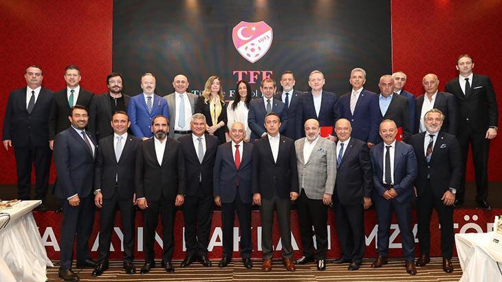 Kulüpler Birliği'nden TFF Başkanı Mehmet Büyükekşi'ye ziyaret