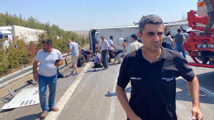 Gaziantep'te zincirleme kaza! 15 kişi hayatını kaybetti
