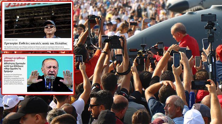 Tek cümlesi yetti... Erdoğan'ın Yunanistan'a mesajı manşetlerde!