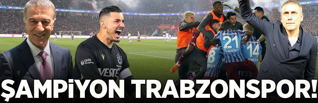 Süper Lig'de 2021-2022 sezonu şampiyonu Trabzonspor