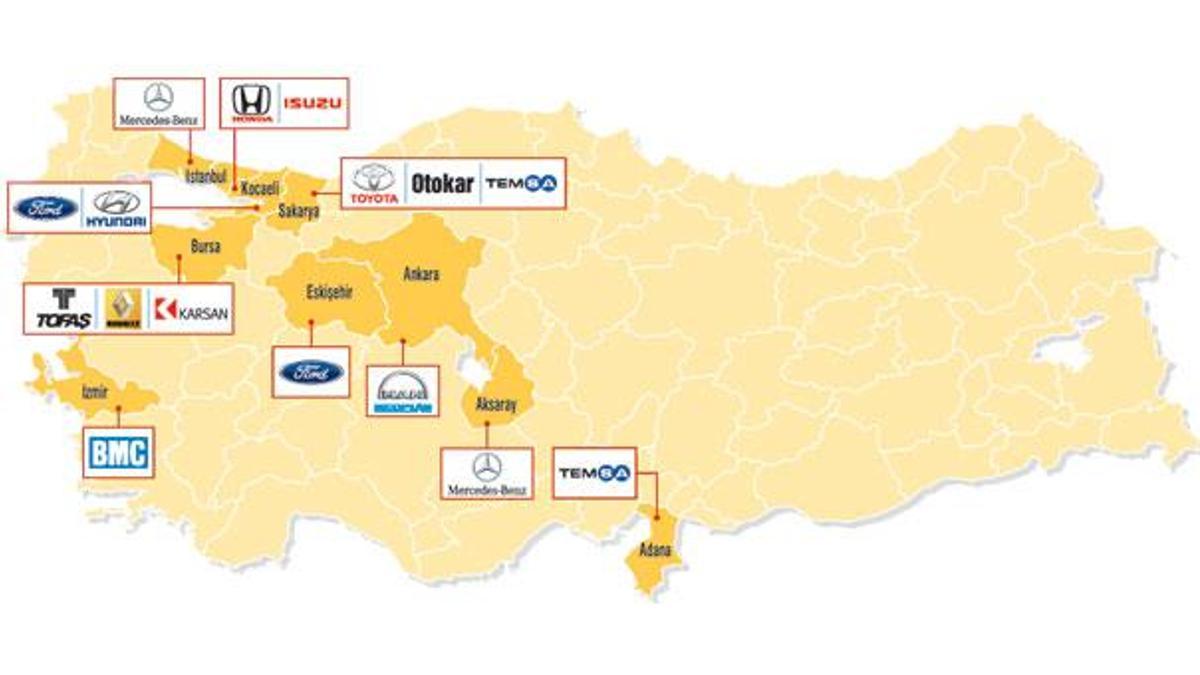 Türkiye&#039;dEki Otomobil Fabrikaları  - 1 Milyon Metrekaresini Yerli Otomobilin Yapılacağı Fabrika Için Tahsis Edeceğiz Dedi.