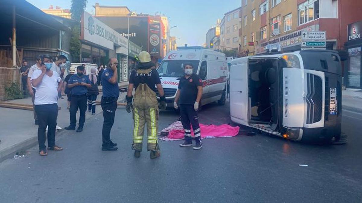 istanbul da servis minibusu kaza yapti olu ve yaralilar var haberler milliyet