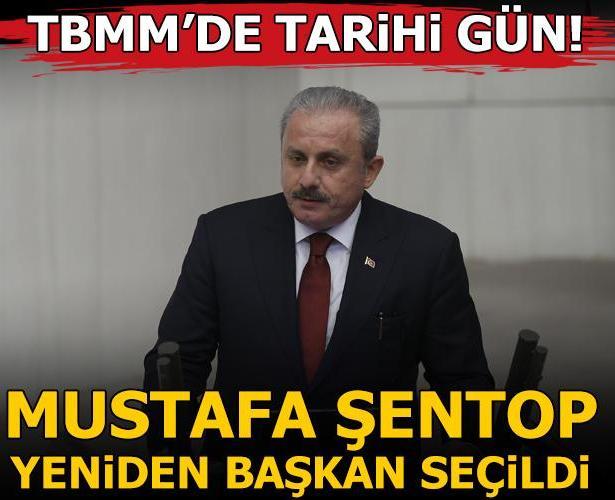 Son dakika: Mustafa Şentop yeniden TBMM Başkanı seçildi