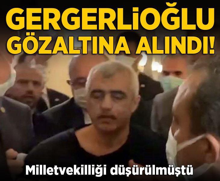 Vekilliği düşürülen Gergerlioğlu Meclis'te gözaltına alındı