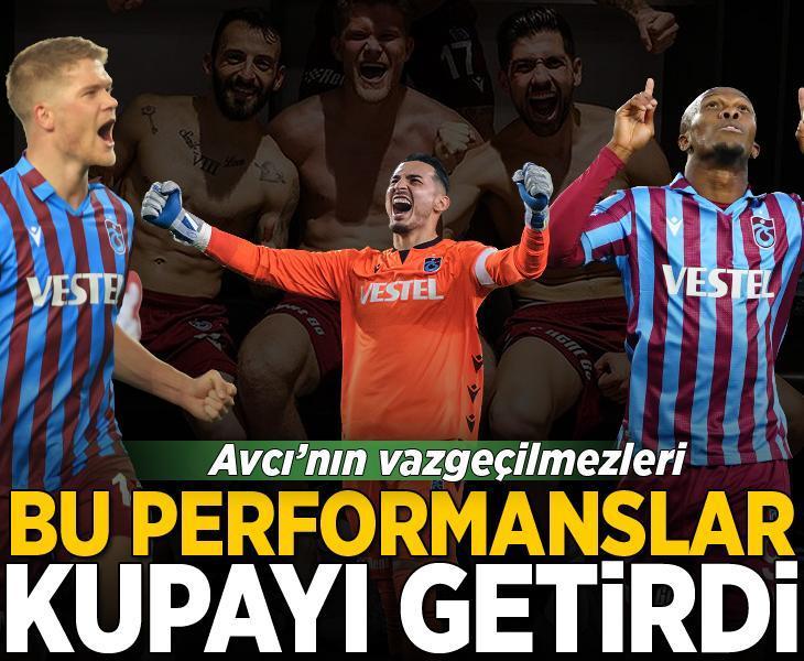 Trabzonspor'da şampiyonluğu getiren yıldızlar