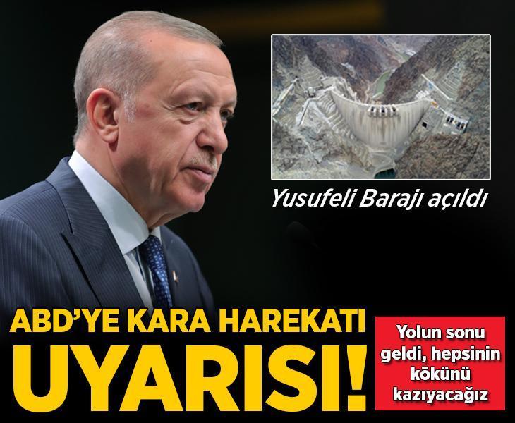 Yusufeli Barajı için tarihi gün! Cumhurbaşkanı Erdoğan'dan önemli mesajlar