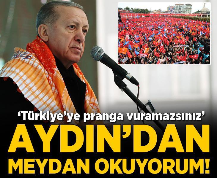 Son dakika... Cumhurbaşkanı Erdoğan'dan Aydın'da önemli açıklamalar