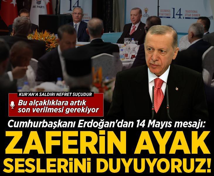 Erdoğan'dan 14 Mayıs mesajı: Dalga dalga büyüyen bir zaferin ayak seslerini duyuyoruz