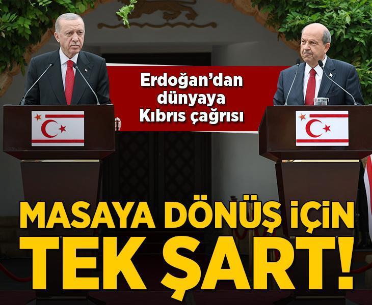 Son dakika... Cumhurbaşkanı Erdoğan ve Tatar'dan ortak açıklama