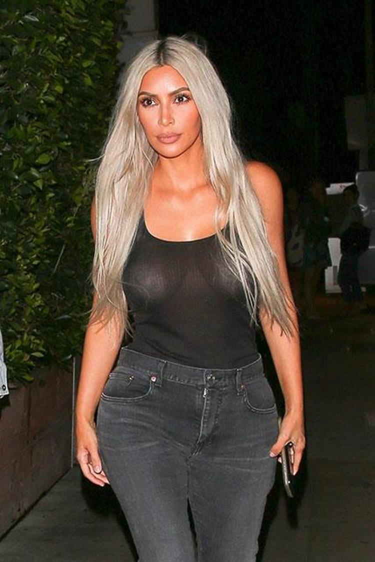 Kim Kardashian yine transparan - Stil