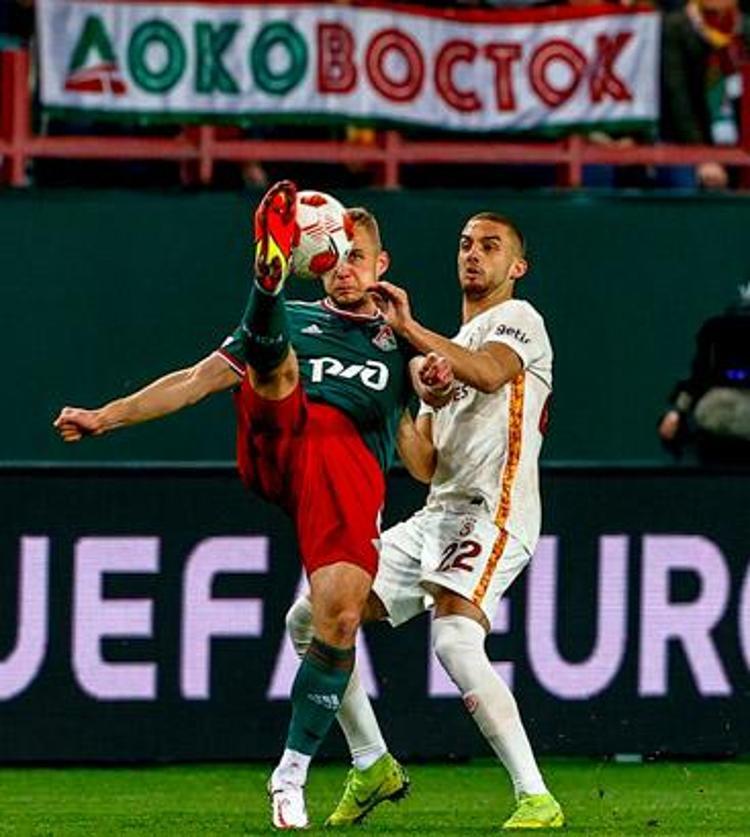 Lokomotiv Moskova - Galatasaray karşılaşmasından görüntüler