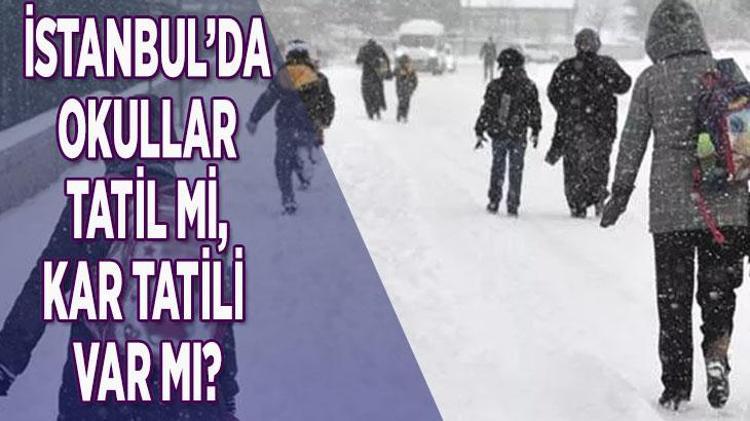 İSTANBULDA OKULLAR TATİL Mİ, yarın İstanbulda okullarda kar tatili var mı </p>
            <span class=