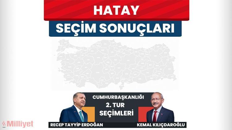 Hatay Seçim Sonuçları 28 Mayıs 2023: 2. Tur Seçimleri Cumhurbaşkanlığı Oy Oranları Milliyet.com.trde