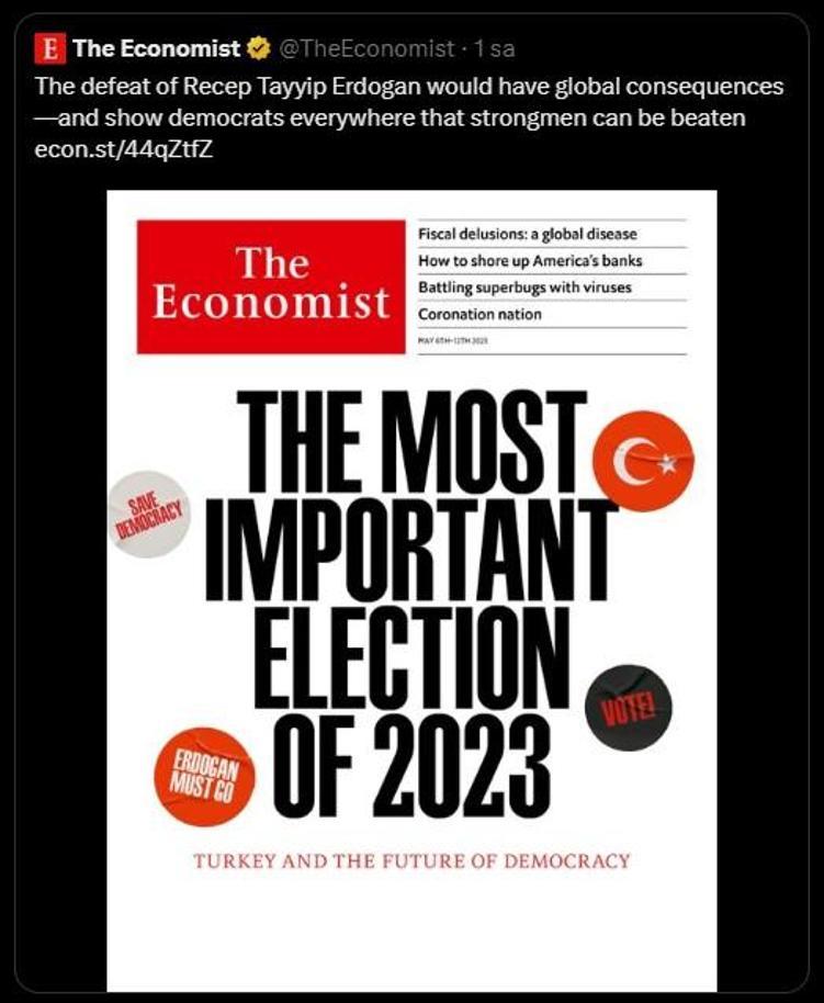 The Economistin skandal kapağına tepki yağdı
