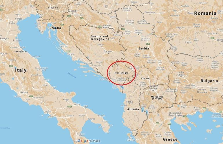 montenegro map ile ilgili görsel sonucu